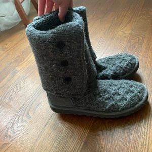 Gray Knit UGGs - barely worn